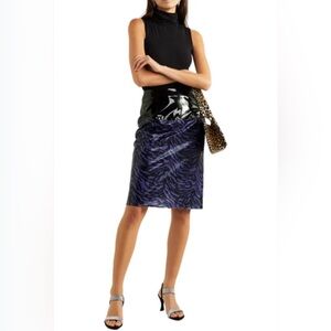 STAND STUDIO + Pernille Teisbaek Marlee Zebra-print Faux Leather